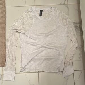 Sweaty Betty White Long Sleeve Women's Top